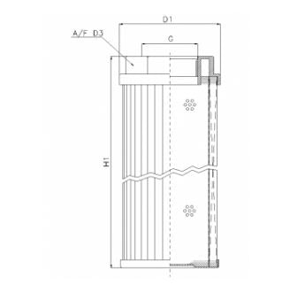 FS131T125 suction strainer