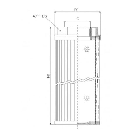 FS173B5T60 hydraulic filter element
