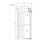 FS181B7T250 Suction filter element