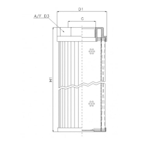 FS181B7T250 Suction filter element