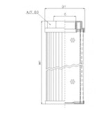 FS189B7T60 hydraulic filter element