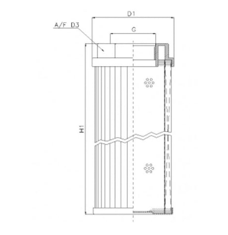 FS189B7T60 hydraulic filter element