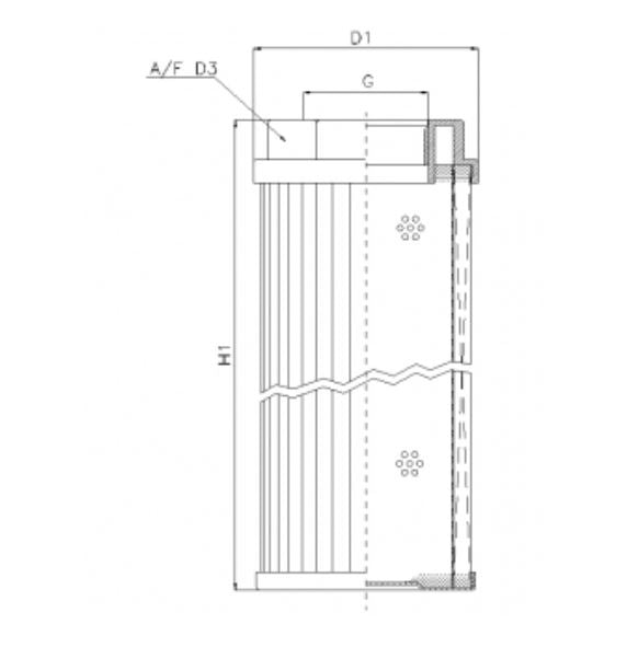FS189B7T60 hydraulic filter element