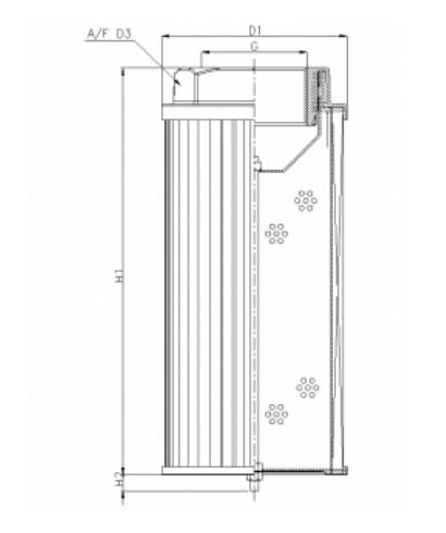 FS191B12T60 Suction strainer