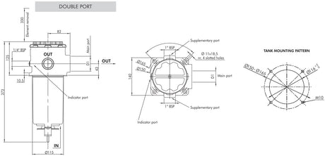 FS741T125BC600P00 Suction filter FS-7