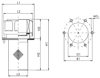 FT8C10/1V03L air filter (filling / ventilation)