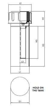 FT8F03BT1300 air filter (ventilation / breather)