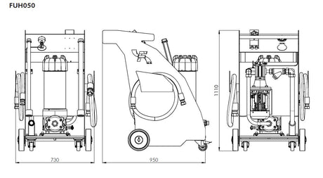 FUH050TG2BS0 Transfer and filtration portable unit