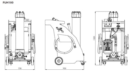 FUH100TS4BC1 Transfer and filtration portable unit