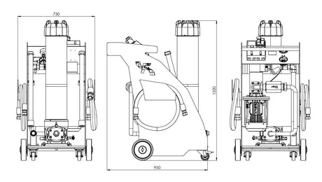 FUVR050TG4BS0 Transfer and filtration portable unit