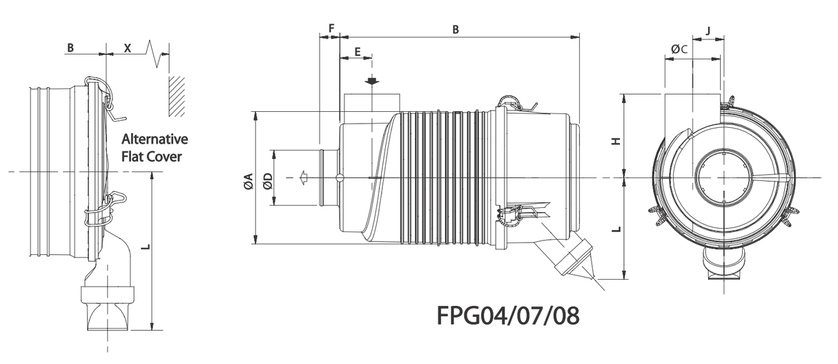 G082505 air filter (RadialSeal FPG)