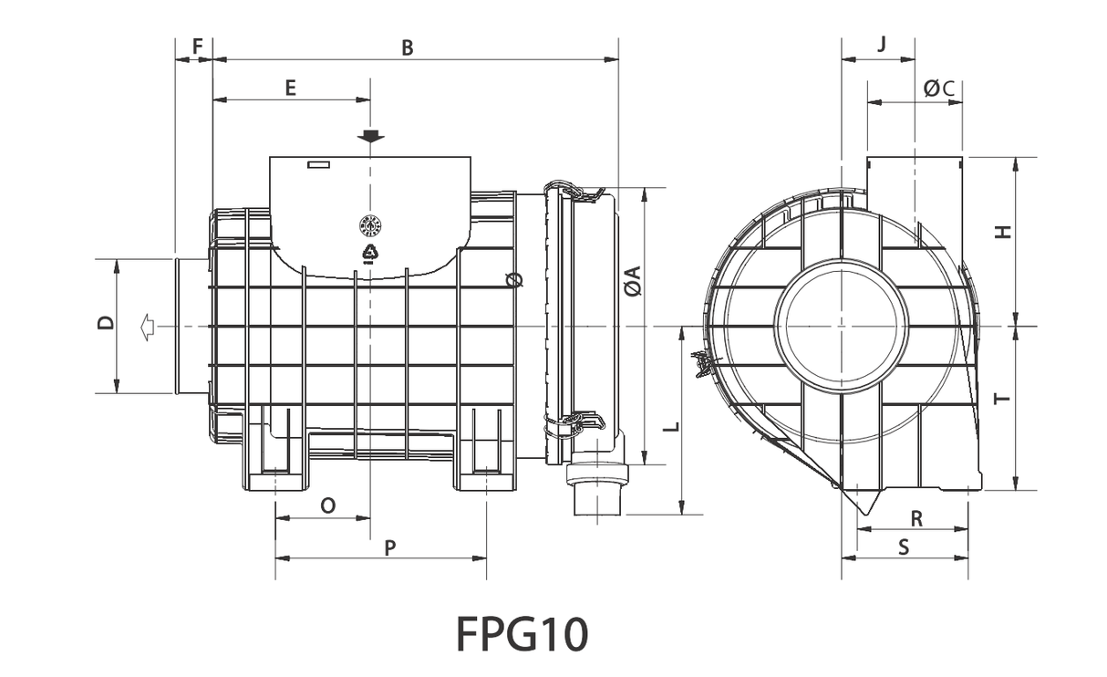 G100275 air filter (RadialSeal FPG)