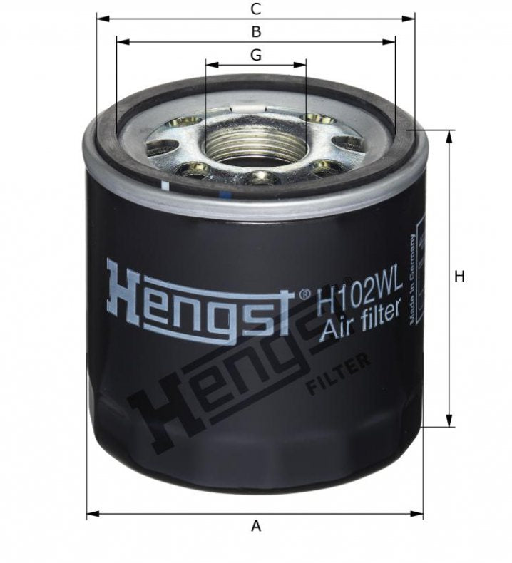 H102WL air filter element