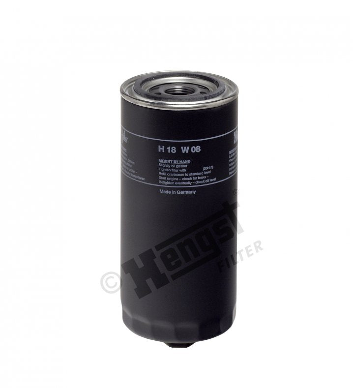 H18W08 oil filter spin-on