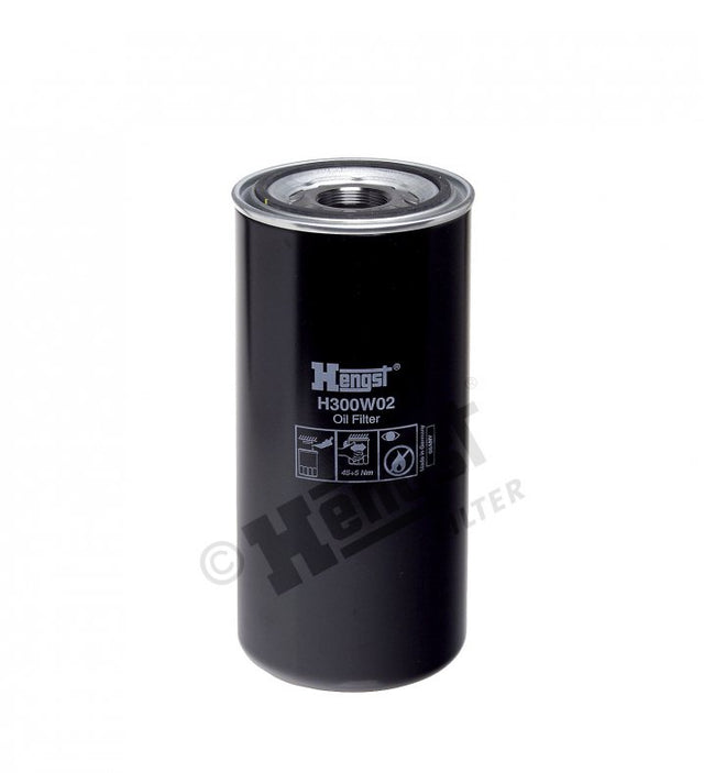 H300W02 oil filter spin-on