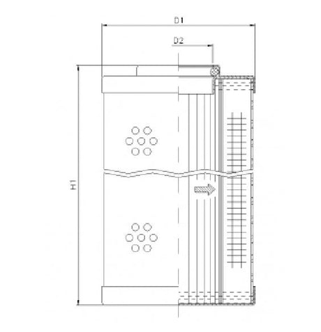 H311G10B hydraulic filter element