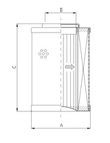 H311G25B hydraulic filter element