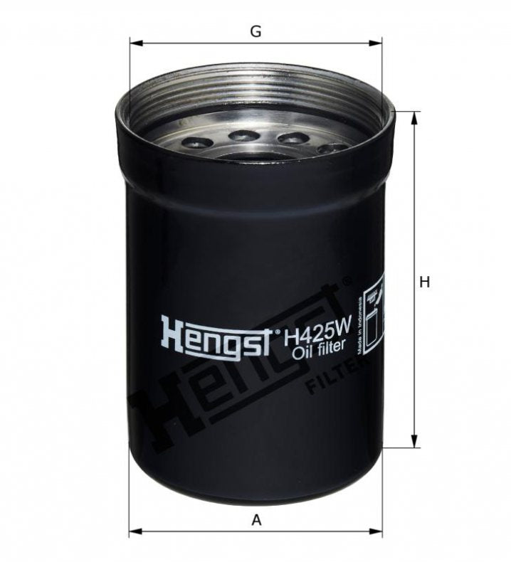 H425W oil filter element
