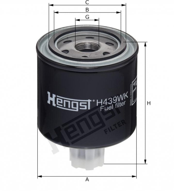 H439WK fuel filter element
