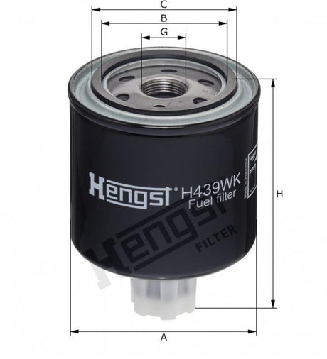 H439WK fuel filter element