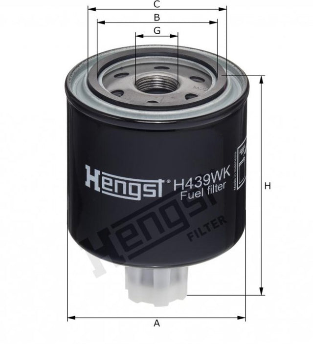 H439WK fuel filter element