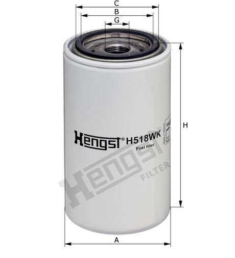 H518WK D629 fuel filter