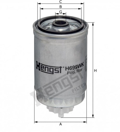 H699WK fuel filter element