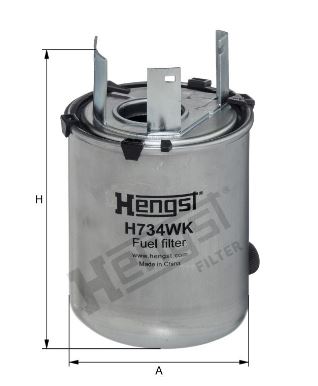 H734WK D821 fuel filter element