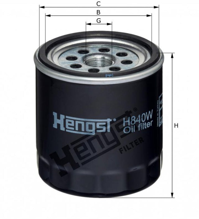 H840W oil filter element