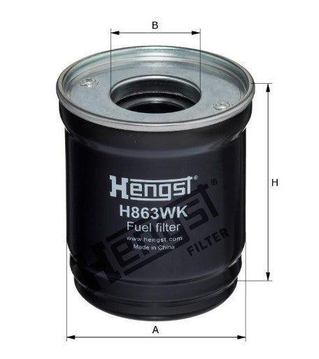 H863WK D888 fuel filter