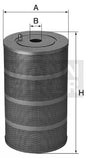 H 31 1080/14 oil filter element