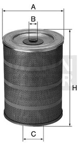 H 34 2280/14 KIT liquid filter element