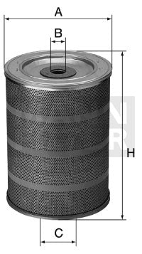 H 34 2280/14 KIT liquid filter element