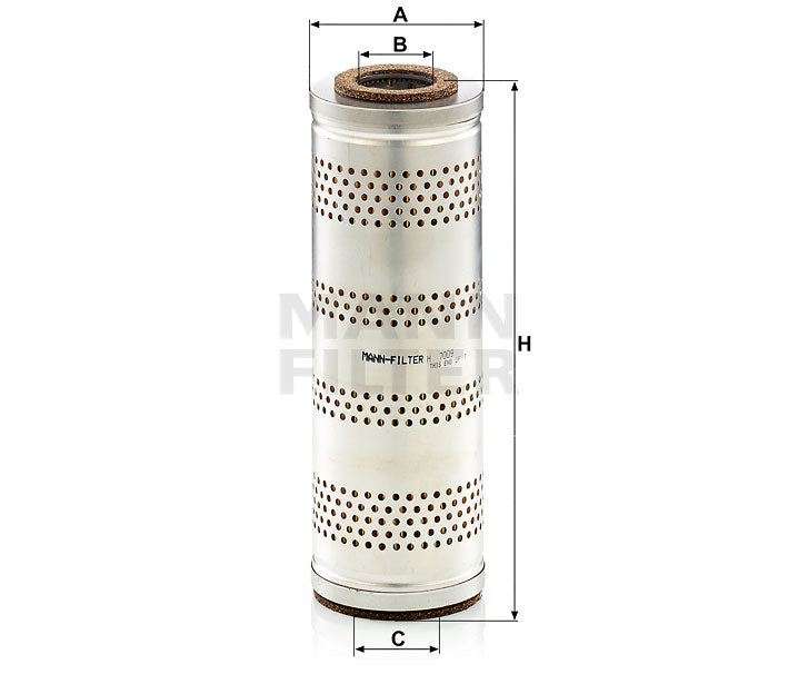 H 7009 hydraulic filter element