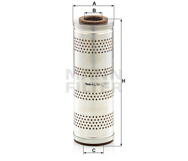 H 7009 hydraulic filter element