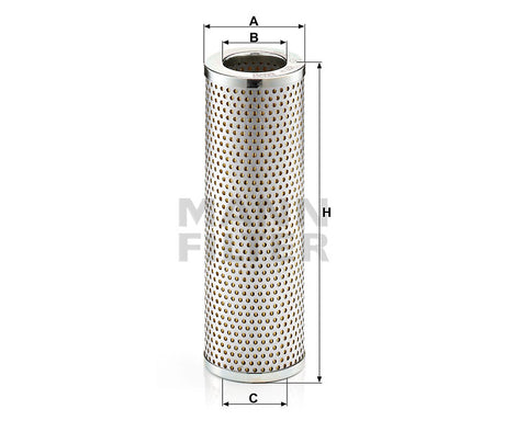 H 837 oil filter element
