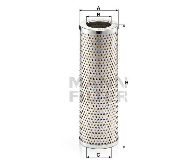 H 837 oil filter element