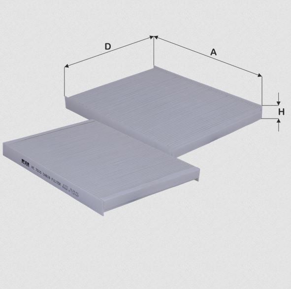 HC7010 cabin air filter element