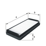 HC7028-2 cabin air filter element