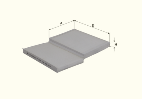 HC7030 cabin air filter element