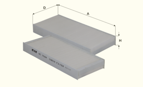 HC7044 cabin air filter element