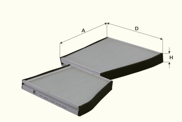 HC7048 cabin air filter element