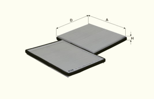 HC7078 cabin air filter element