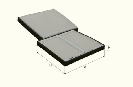 HC7080 cabin air filter element