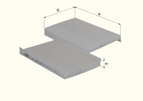 HC7087 cabin air filter element