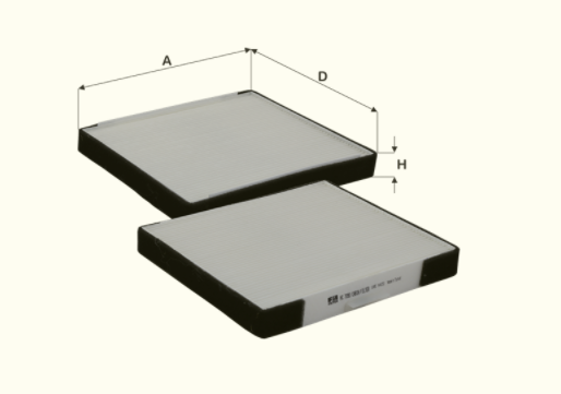HC7090 cabin air filter element
