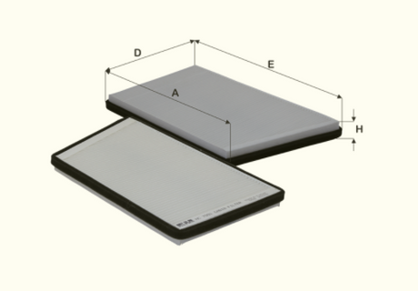 HC7091 cabin air filter element