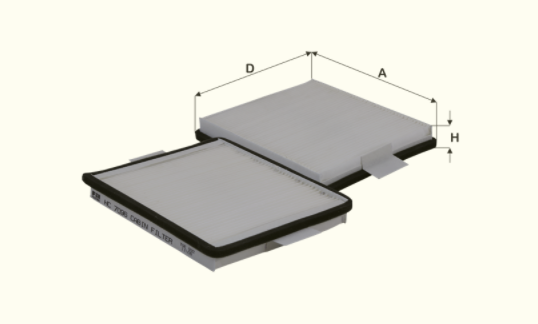 HC7096 cabin air filter element