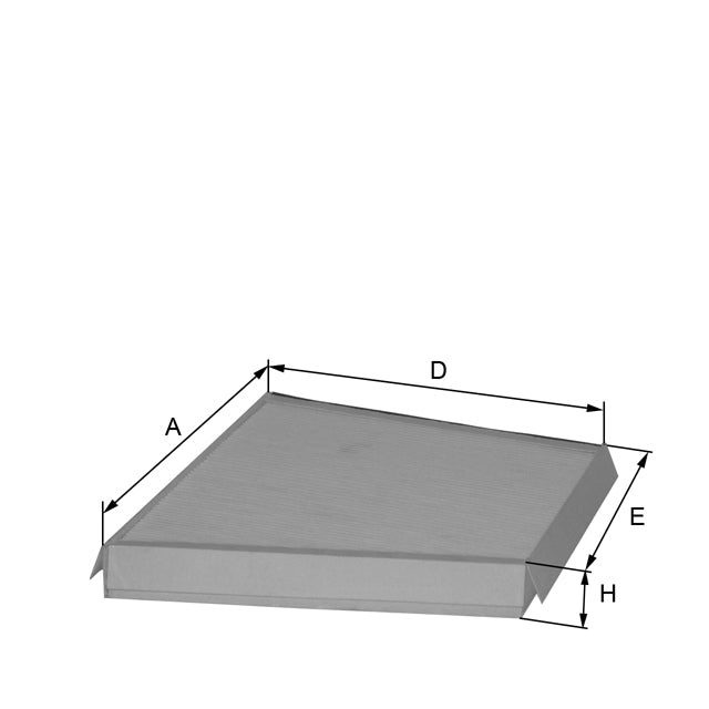 HC7102 cabin air filter element