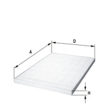 HC7110 cabin air filter element